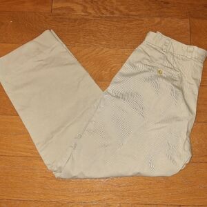 Bill’s Khakis Men’s Size 35 Relaxed Fit Khaki Pants USA Made – Excellent Conditi